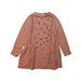 A Brown Long Sleeve Dresses from Emile et Ida in size 4T for girl. (Front View)