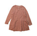 A Brown Long Sleeve Dresses from Emile et Ida in size 4T for girl. (Back View)