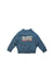 A Blue Crewneck Sweatshirts from Marlot Paris in size 2T for neutral. (Front View)