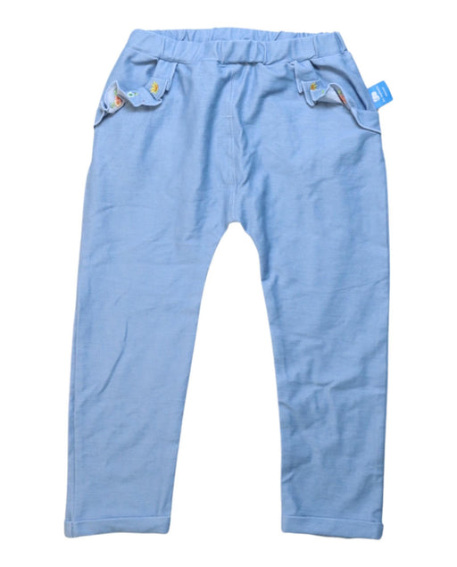 A Blue Casual Pants from Les Enphants in size 3T for boy. (Front View)