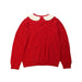 A Red Knit Sweaters from Les Enphants in size 8Y for girl. (Back View)