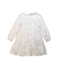 A White Long Sleeve Dresses from Les Enphants in size 8Y for girl. (Back View)