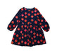 A Black Long Sleeve Dresses from Jacadi in size 6T for girl. (Front View)