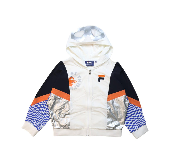 A Multicolour Lightweight Jackets from Fila in size 4T for boy. (Front View)