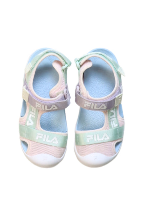A Multicolour Sandals from Fila in size 6T for girl. (Back View)