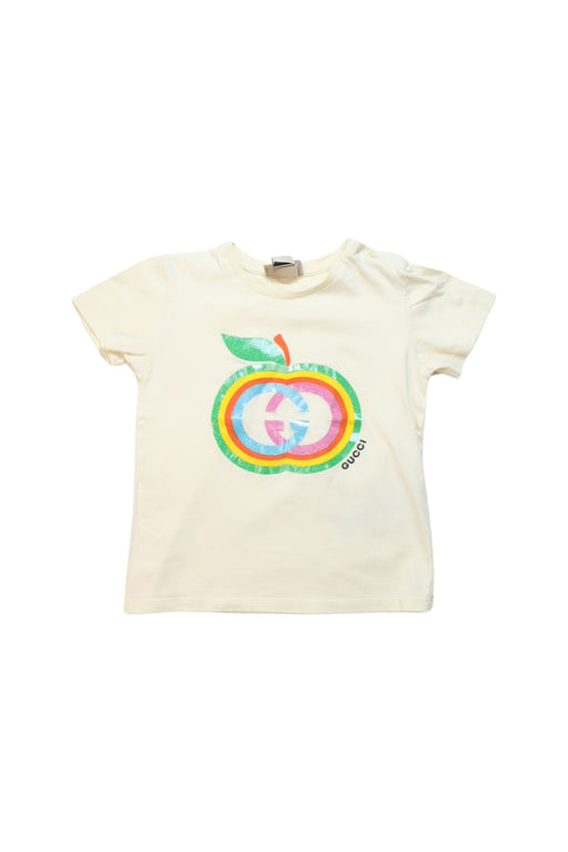 A Multicolour Short Sleeve T Shirts from Gucci in size 3T for girl. (Front View)