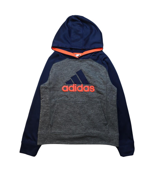 A Multicolour Hooded Sweatshirts from Adidas in size 10Y for boy. (Front View)