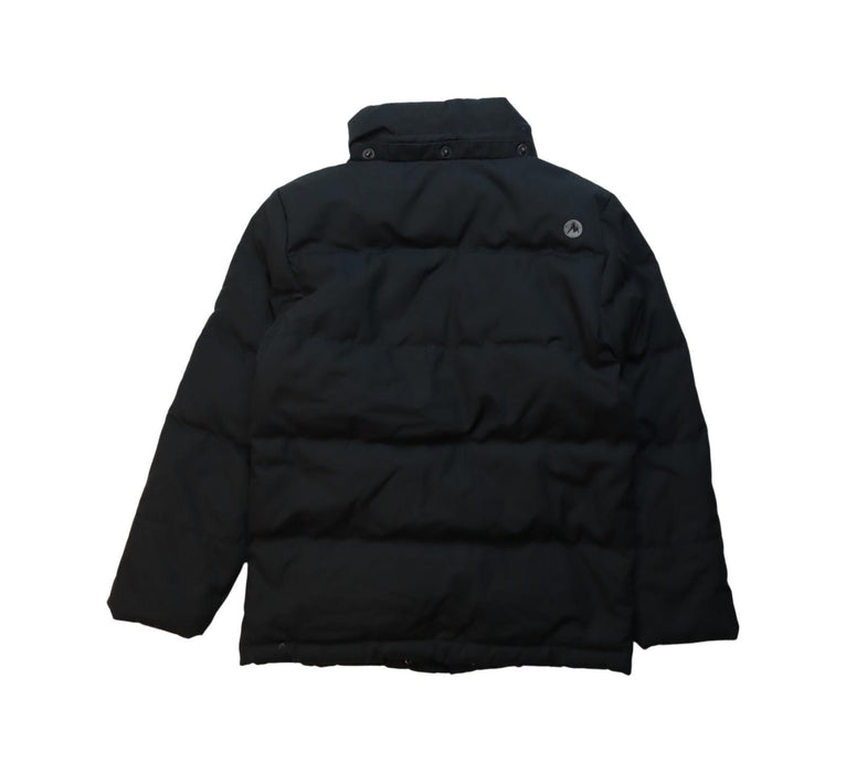 A Black Puffer/Quilted Jackets from Marmot in size 8Y for neutral. (Back View)
