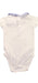 A White Short Sleeve Bodysuits from Jacadi in size 3-6M for girl. (Back View)