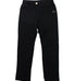 A Black Sweatpants from Daks in size 6T for girl. (Front View)