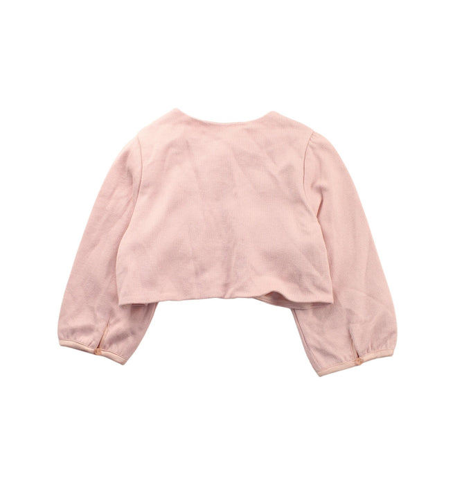 A Pink Cardigans from Paco Rabanne in size 7Y for girl. (Back View)