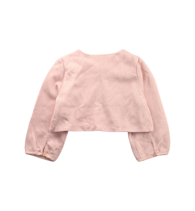 A Pink Cardigans from Paco Rabanne in size 5T for girl. (Back View)