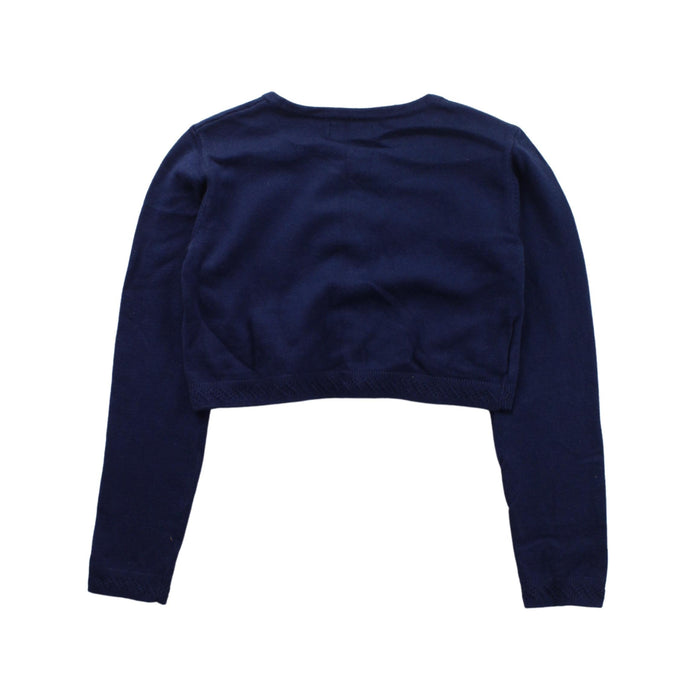 A Blue Cardigans from Mayoral in size 5T for girl. (Back View)