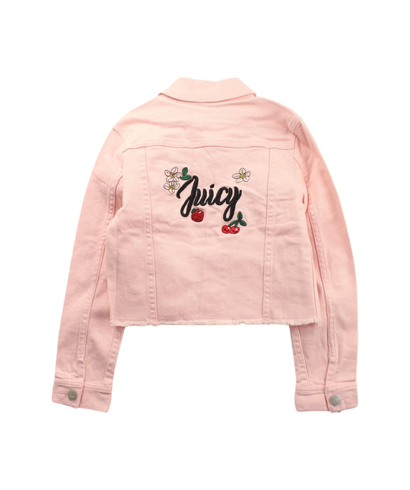 A Pink Lightweight Jackets from Bonpoint in size 5T for girl. (Back View)