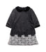 A Grey Long Sleeve Dresses from Isabel Garreton in size 5T for girl. (Front View)