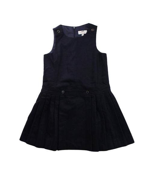 A Navy Sleeveless Dresses from Cyrillus in size 6T for girl. (Front View)