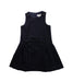 A Navy Sleeveless Dresses from Cyrillus in size 6T for girl. (Front View)