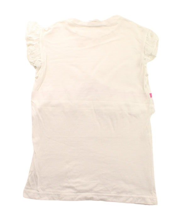 A White Short Sleeve Dresses from Gusella in size 8Y for girl. (Back View)