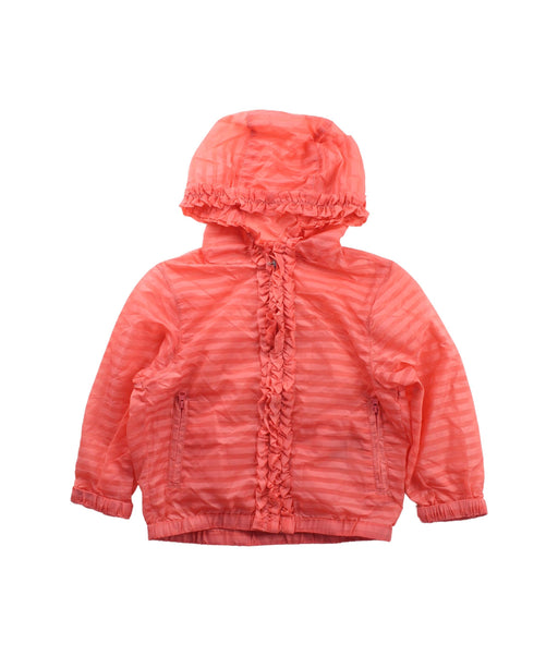 A Orange Lightweight Jackets from Chickeeduck in size 2T for girl. (Front View)