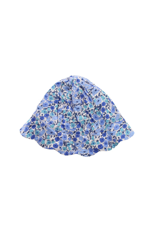 A Blue Sun Hats from Jacadi in size 6T for girl. (Front View)