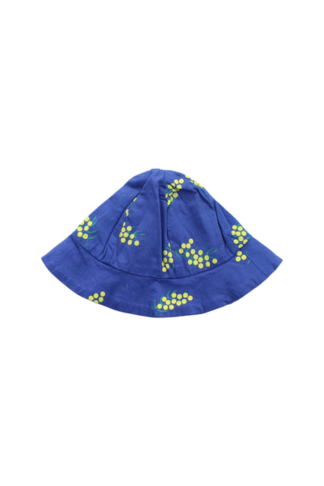 A Blue Sun Hats from Jacadi in size 4T for boy. (Back View)