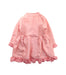 A Pink Long Sleeve Dresses from Mides in size 4T for girl. (Back View)