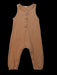 A Brown Sleeveless Jumpsuits from Retykle in size 4T for neutral. (Front View)