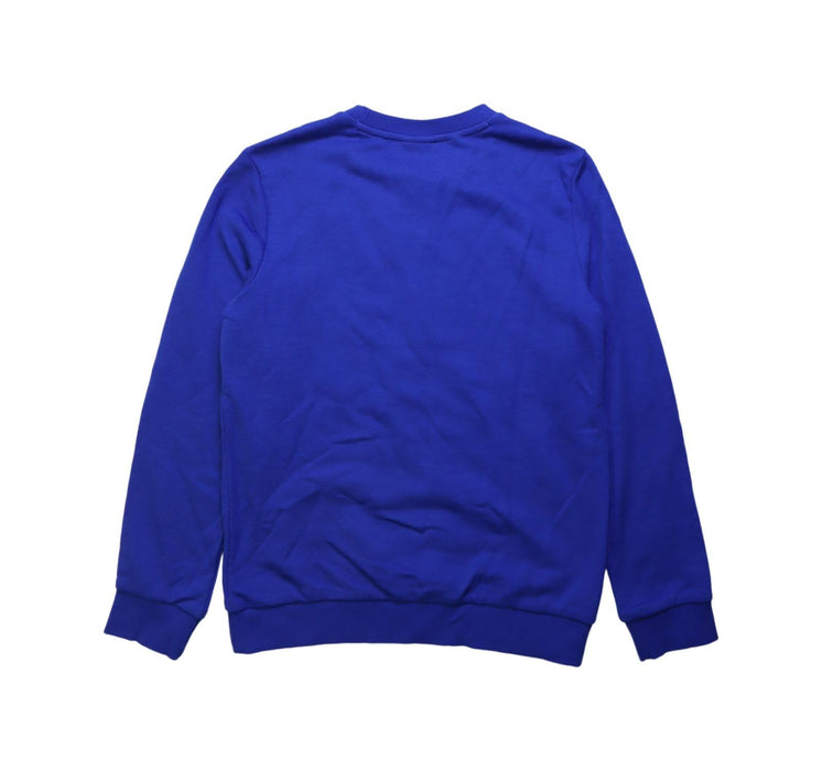 A Blue Crewneck Sweatshirts from Adidas in size 11Y for neutral. (Back View)