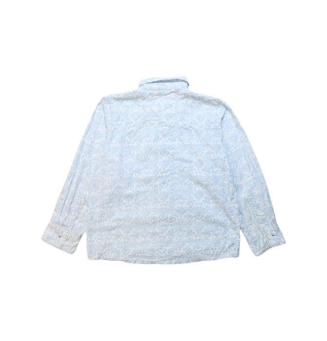 A White Long Sleeve Shirts from Monsoon in size 7Y for neutral. (Back View)