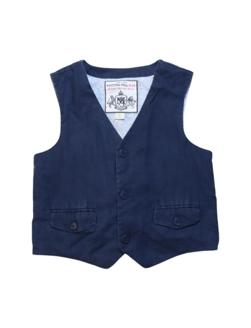 A Navy Suit Vests from Monsoon in size 6T for boy. (Front View)