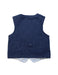 A Navy Suit Vests from Monsoon in size 6T for boy. (Back View)