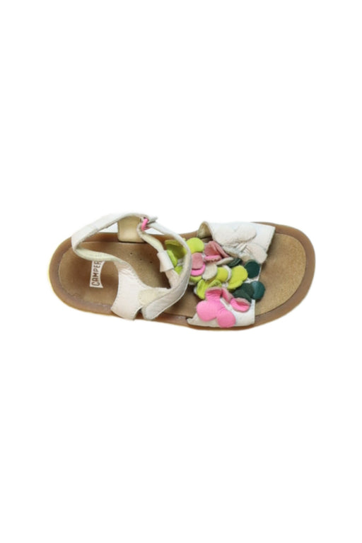 A Multicolour Sandals from Camper in size 5T for girl. (Front View)