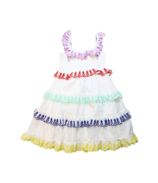 A Multicolour Sleeveless Dresses from Zimmermann in size 6T for girl. (Front View)