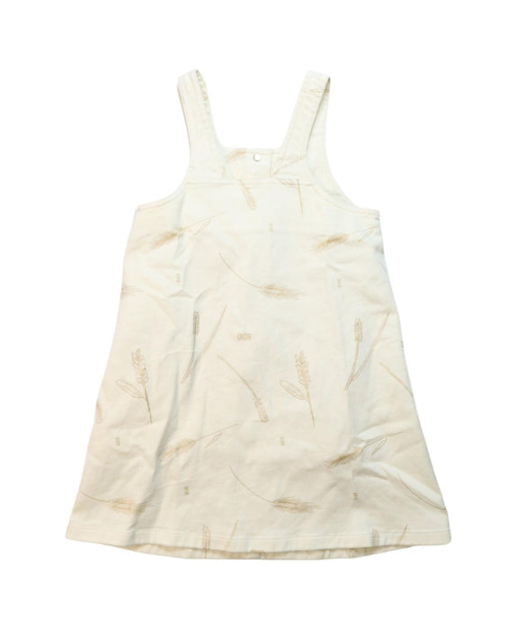 A Beige Sleeveless Dresses from Dior in size 6T for girl. (Back View)