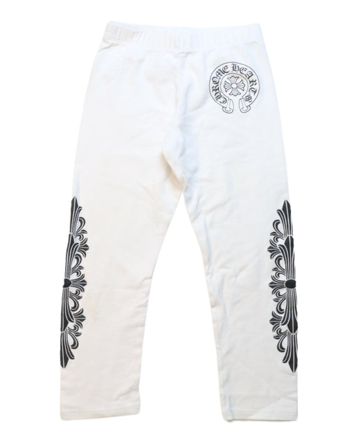 A White Sweatpants from Chrome Hearts in size 8Y for boy. (Front View)