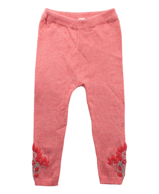 A Peach Leggings from Purebaby in size 12-18M for girl. (Front View)