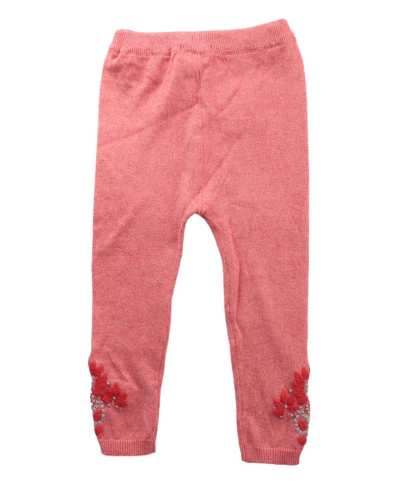 A Peach Leggings from Purebaby in size 12-18M for girl. (Back View)