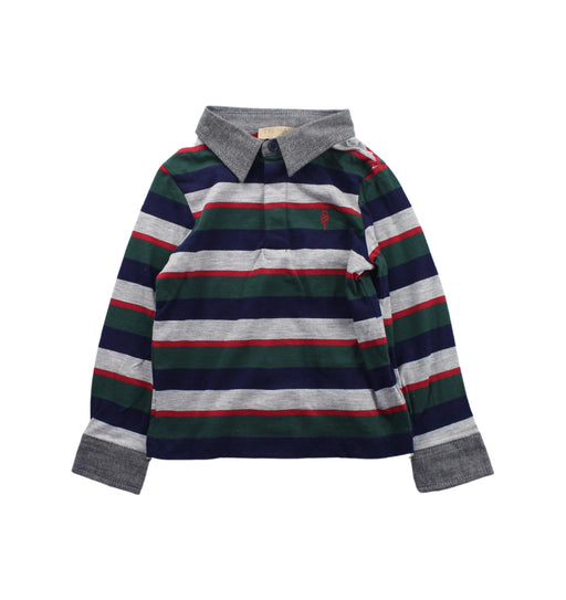 A Multicolour Long Sleeve Polos from Trussardi in size 6-12M for boy. (Front View)