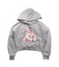 A Grey Hooded Sweatshirts from Monnalisa in size 8Y for girl. (Front View)