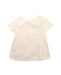 A White Short Sleeve Dresses from Jacadi in size 4T for girl. (Front View)