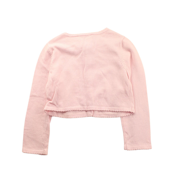 A Pink Cardigans from Jacadi in size 4T for girl. (Back View)