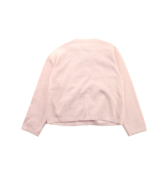 A Pink Cardigans from Jacadi in size 4T for girl. (Back View)