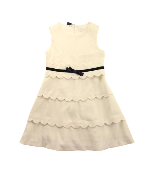 A Ivory Sleeveless Dresses from Nicholas & Bears in size 4T for girl. (Front View)