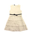 A Ivory Sleeveless Dresses from Nicholas & Bears in size 4T for girl. (Front View)