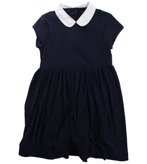 A Blue Short Sleeve Dresses from Polo Ralph Lauren in size 6T for girl. (Front View)