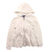 A White Zippered Sweatshirts from Polo Ralph Lauren in size 6T for girl. (Front View)