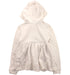 A White Zippered Sweatshirts from Polo Ralph Lauren in size 6T for girl. (Back View)