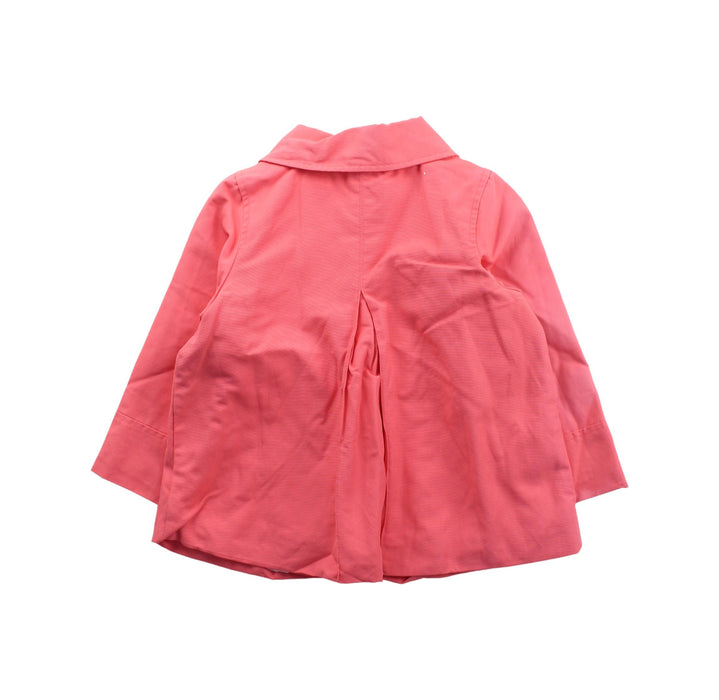 A Peach Coats from Jacadi in size 3T for girl. (Back View)