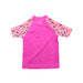 A Pink Rash Guards from Arena in size 4T for girl. (Back View)