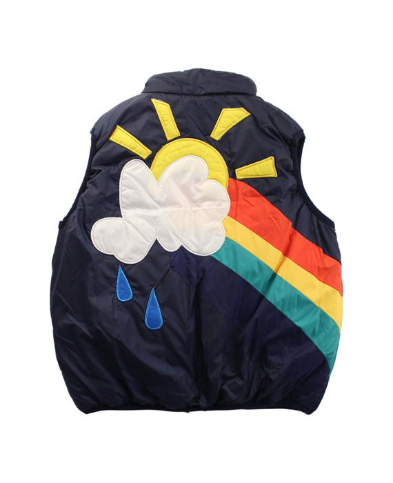 A Blue Outerwear Vests from Burberry in size 5T for boy. (Back View)